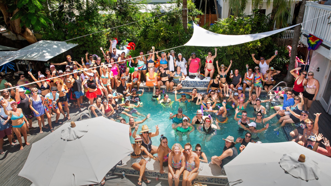 Womenfest 2024 Kat and Beth's Are You Wet Pool Party at Alexander's Guesthouse